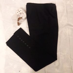 Dana Buchman blk. Wool Gaberdine pants